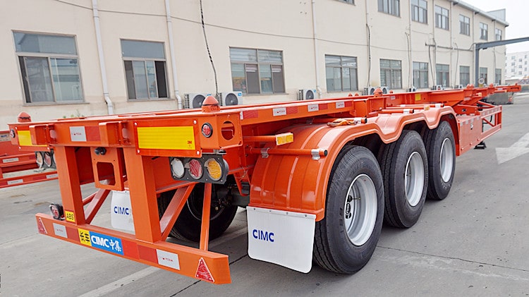 CIMC 40ft Container Skeletal Trailer for Sale in Gabon