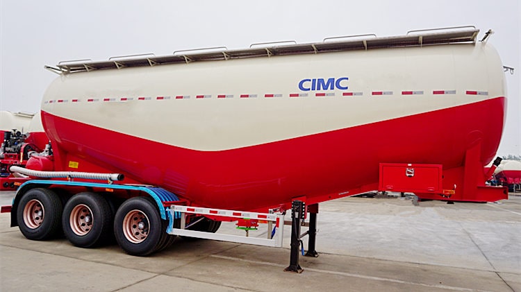 CIMC 40ton Cement Powder Truck Trailer for Sale in Guyana
