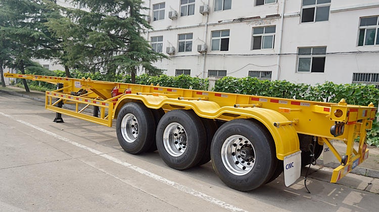 CIMC 40ft 3 Axle Skeleton Semi Trailer for Sale in Mauritius