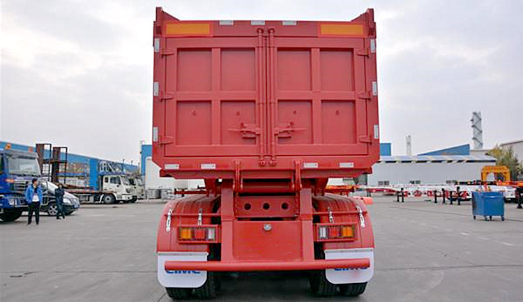 CIMC 4 Axle 60ton End Dump Tipper Trailer for Sale in Kenya