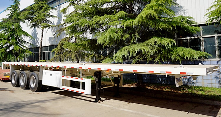 CIMC 40 Feet Flatbed Container Semi Trailer for Sale in Senegal