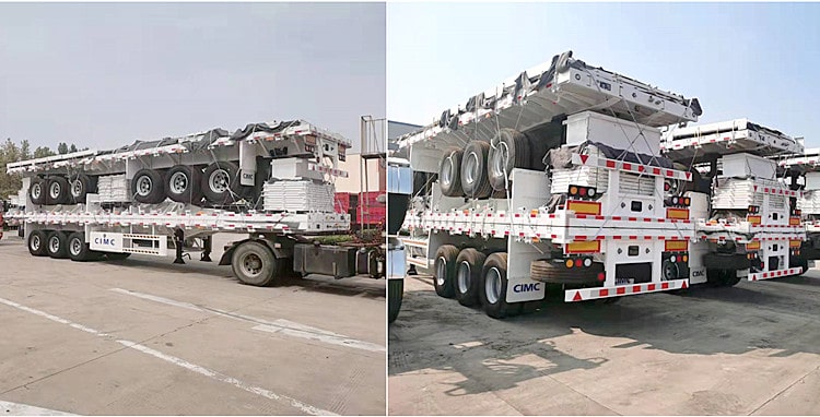 CIMC 60 Ton Cargo Fence Semi Trailer for Sale in Mauritania