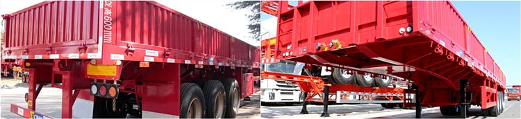 CIMC 3 Axle 60t Drop-Side Body Trailer for Sale in Malawi