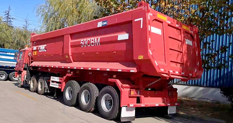 CIMC 50cbm Sand Dumping Trailer for Sale in Malta