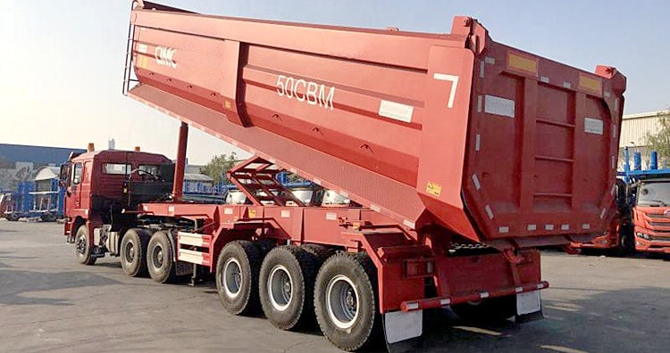 CIMC 50cbm Sand Dumping Trailer for Sale in Malta