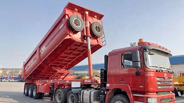 CIMC 50cbm Sand Dumping Trailer for Sale in Malta