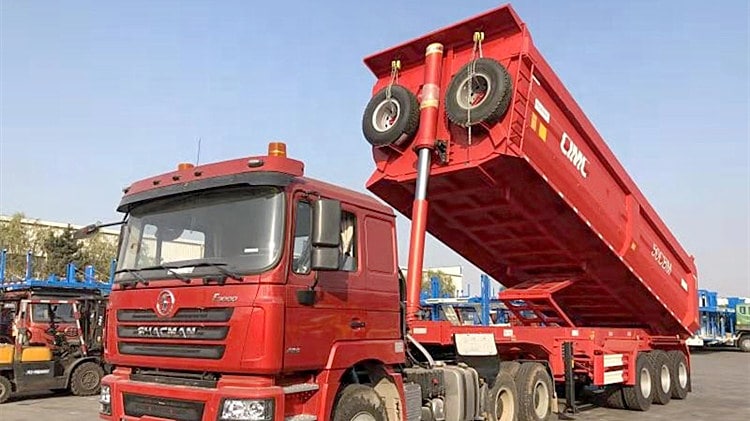 CIMC 50cbm Sand Dumping Trailer for Sale in Malta