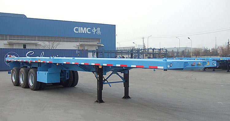 CIMC Flatbed 40ft Tri Axle Trailer for Sale in Guyana