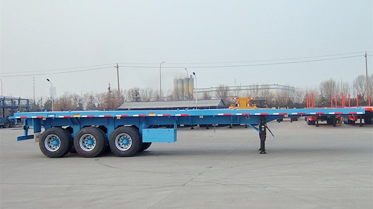 CIMC Flatbed 40ft Tri Axle Trailer for Sale in Guyana
