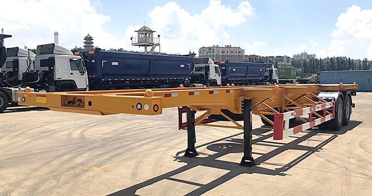 CIMC 40ft Skeleton Container Truck Trailer for Sale in Jamaica