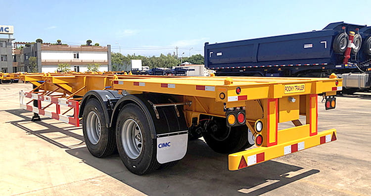 CIMC 40ft Skeleton Container Truck Trailer for Sale in Jamaica