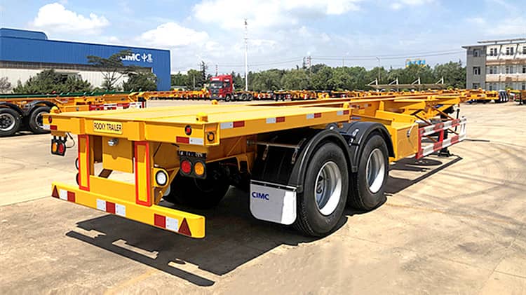 CIMC 40ft Skeleton Container Truck Trailer for Sale in Jamaica