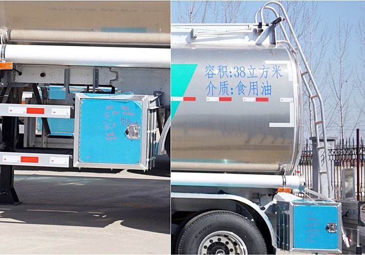 CIMC 38000 Liters Palm Oil Tanker Trailer for Sale in Congo