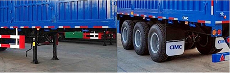 CIMC 60 Ton High Dropside Trailers for Sale in Fiji