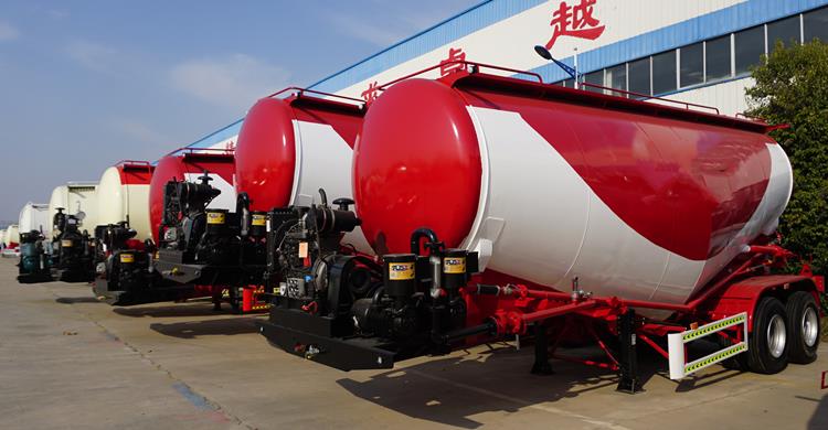 2 Axle Bulk Cement Tanker Trailer for Sale In Burundi