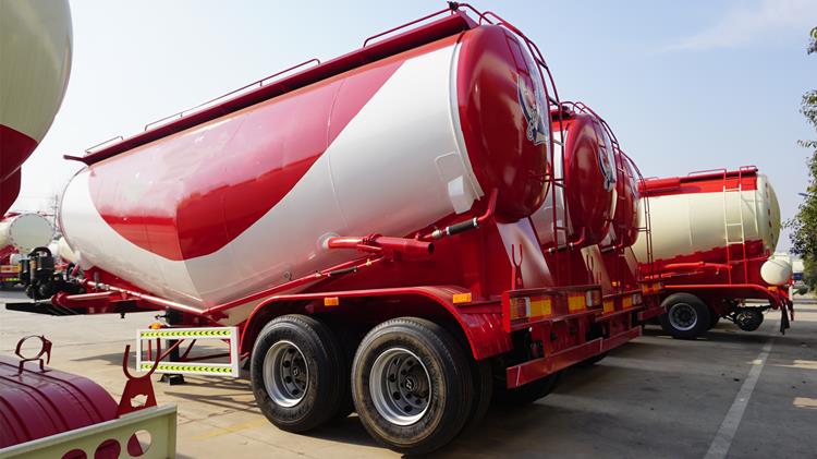 2 Axle Bulk Cement Tanker Trailer for Sale In Burundi