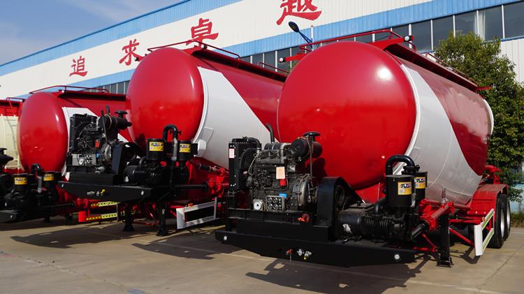 2 Axle Bulk Cement Tanker Trailer for Sale In Burundi