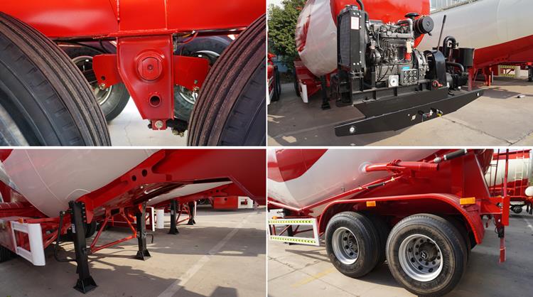 2 Axle Bulk Cement Tanker Trailer for Sale In Burundi