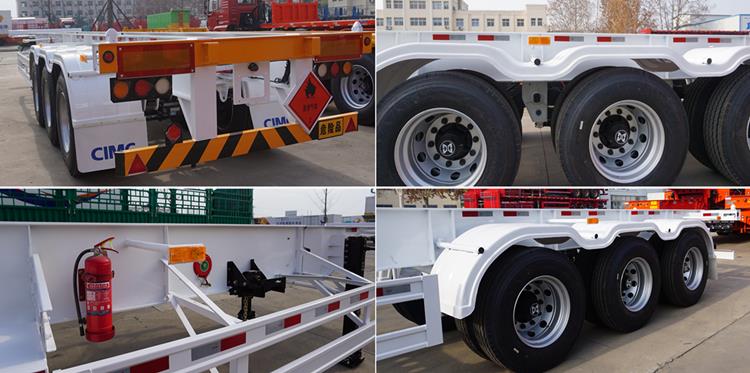 3 Axle 40Ft Container Trailer for Sale In Cote d'Ivoire