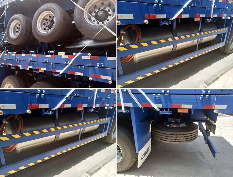 CIMC 60 Ton Drop Side Trailer for Sale In Gabon