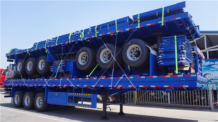 CIMC 60 Ton Drop Side Trailer for Sale In Gabon