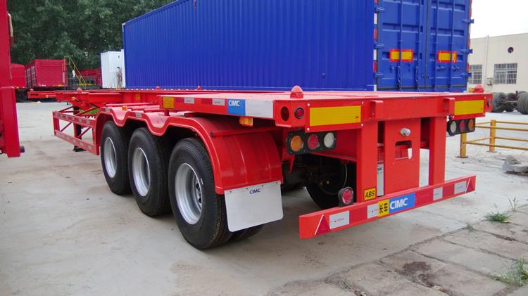 40Ft Skeleton Container Trailer for Sale In Oman