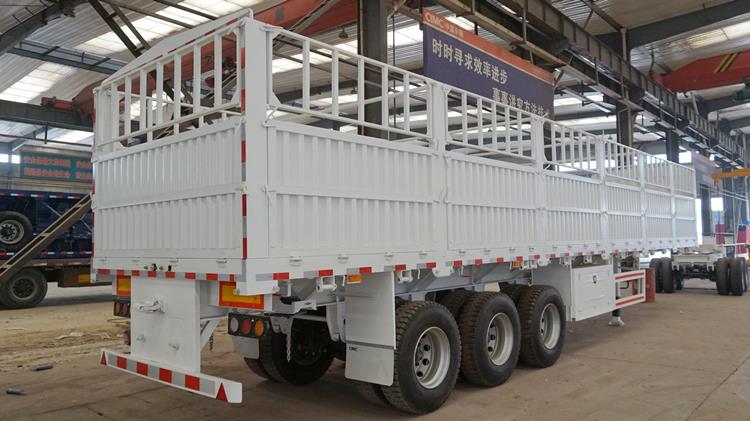 Tri Axle Fence Semi Trailer for Sale In Dominica