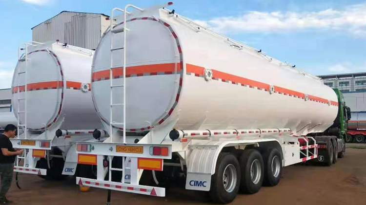 CIMC Tri Axle Oil Tanker Trailer for Sale In Ghana