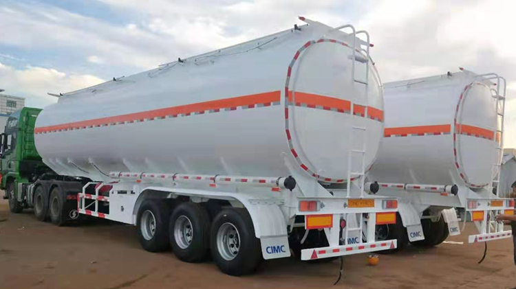 CIMC Tri Axle Oil Tanker Trailer for Sale In Ghana