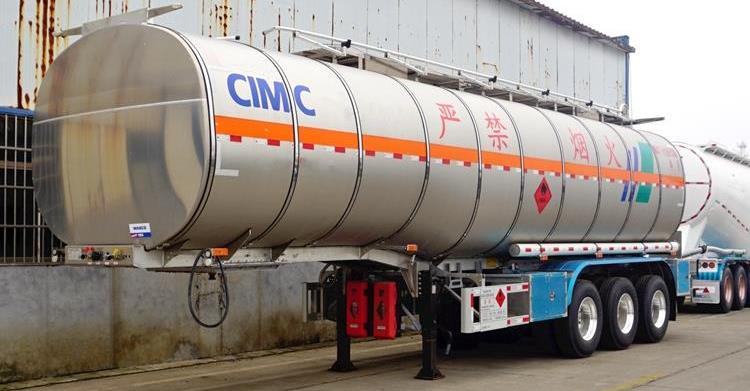 42000 Liters Aluminum Fuel Tanker Trailer for Sale In Costa Rica