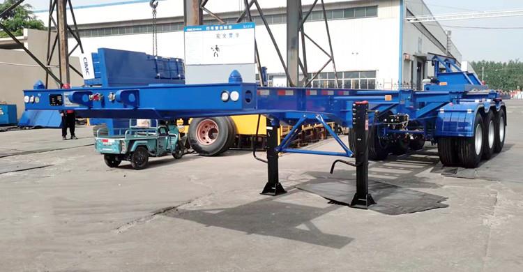 Tri Axle 40 Ft Container Chassis Trailer for Sale in Nigeria
