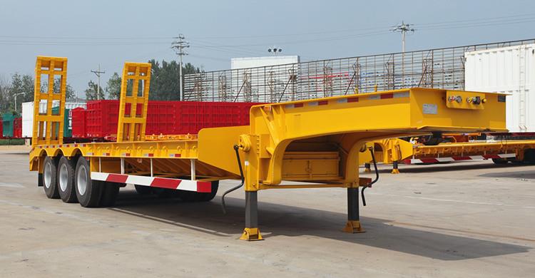 CIMC 3 Axle Low Bed Truck Trailer for Sale in Zimbabwe
