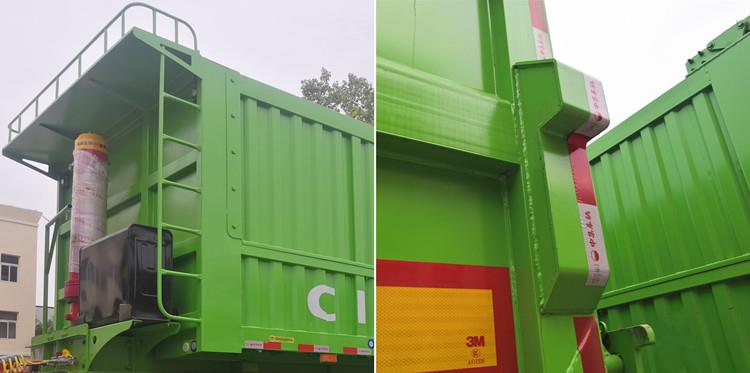 CIMC Tri Axle End Dump Semi Trailer for Sale in Zambia