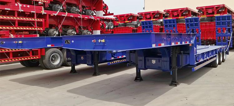 CIMC 60T Tri Axle Drop Deck Trailer for Sale in Ghana