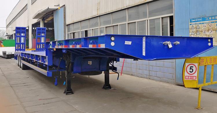 CIMC 60T Tri Axle Drop Deck Trailer for Sale in Ghana