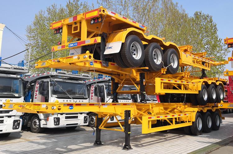 3 Axle 40ft Container Skeleton Semi Trailer for Sale in Kenya