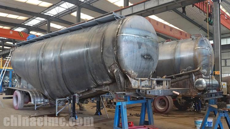 CIMC 50CBM Dry Bulk Cement Tanker Trailer for Sale in Botswana