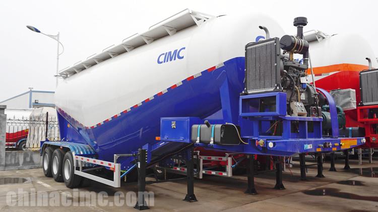 CIMC 50CBM Dry Bulk Cement Tanker Trailer for Sale in Botswana