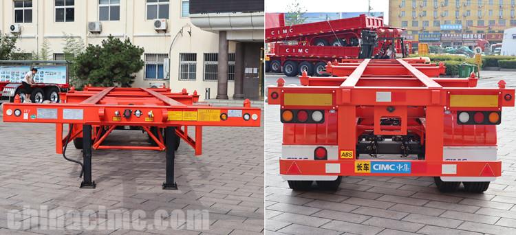 40 Foot Shipping Container Chassis Trailer for Sale in Philippines