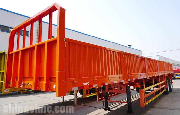 CIMC 2 Axle Dropside Trailer with Bogie Suspension for Sale in Senegal