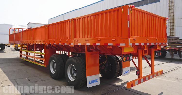 CIMC Tri Axle Dropside Trailer for Sale in Senegal