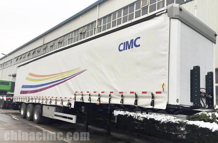 CIMC Tri Axle Curtain Side Trailer for Sale in Nigeria