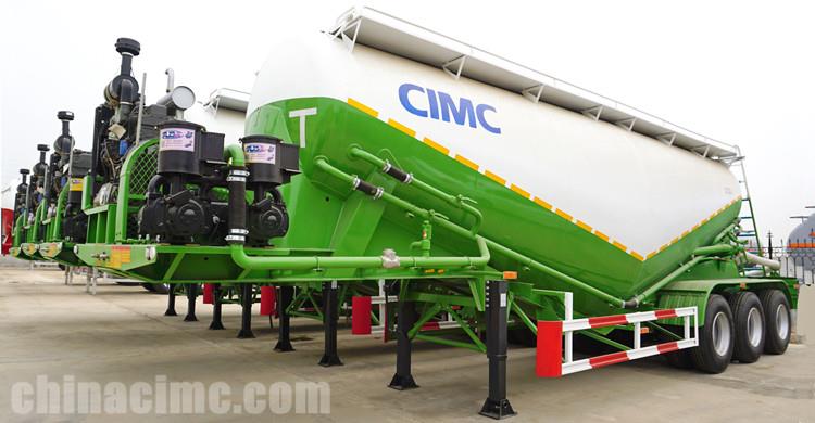 CIMC 40CBM Cement Bulker Truck Trailer Price in Uganda