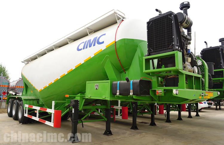 CIMC 40CBM Cement Bulker Truck Trailer Price in Uganda