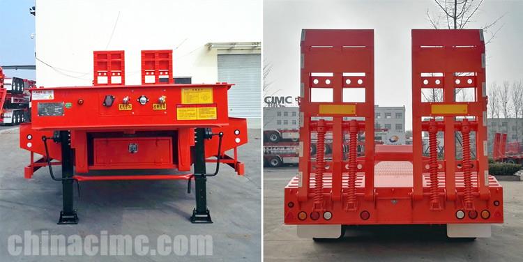 CIMC Tri Axle Drop Deck Trailer for Sale in Mozambique