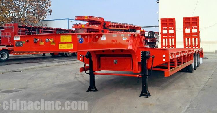 CIMC Tri Axle Drop Deck Trailer for Sale in Mozambique