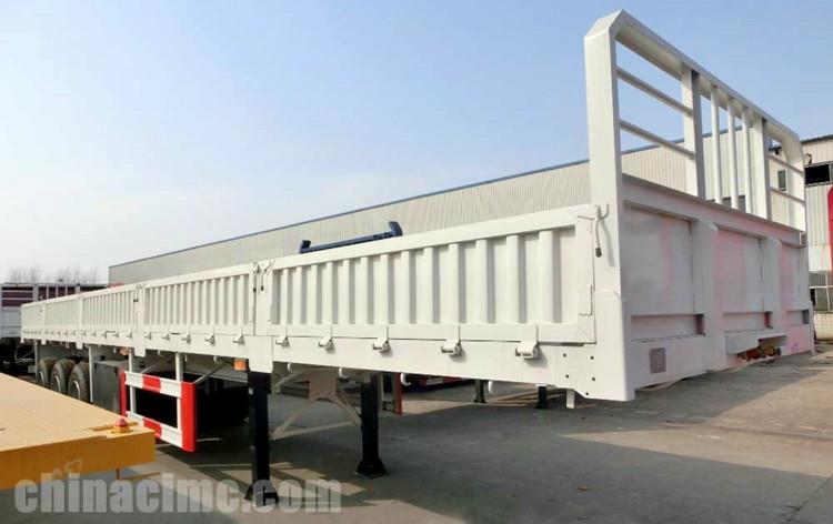 CIMC 40 Ton Sideboard Trailer for Cargo Transport for Sale in Ghana Accra