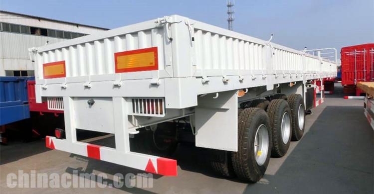 CIMC 40 Ton Sideboard Trailer for Cargo Transport for Sale in Ghana Accra