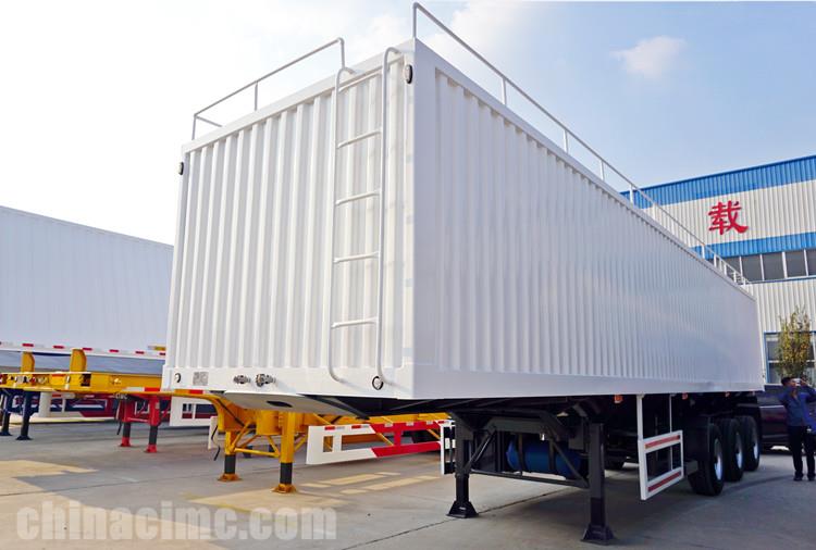 CIMC Tri Axle Dry Van Box Semi Trailer for Sale Near Me in Zambia