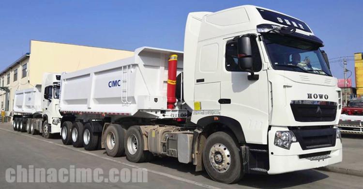 CIMC 3 Axle Tractor Tipper Trailer for Sale Near Me in Guinea